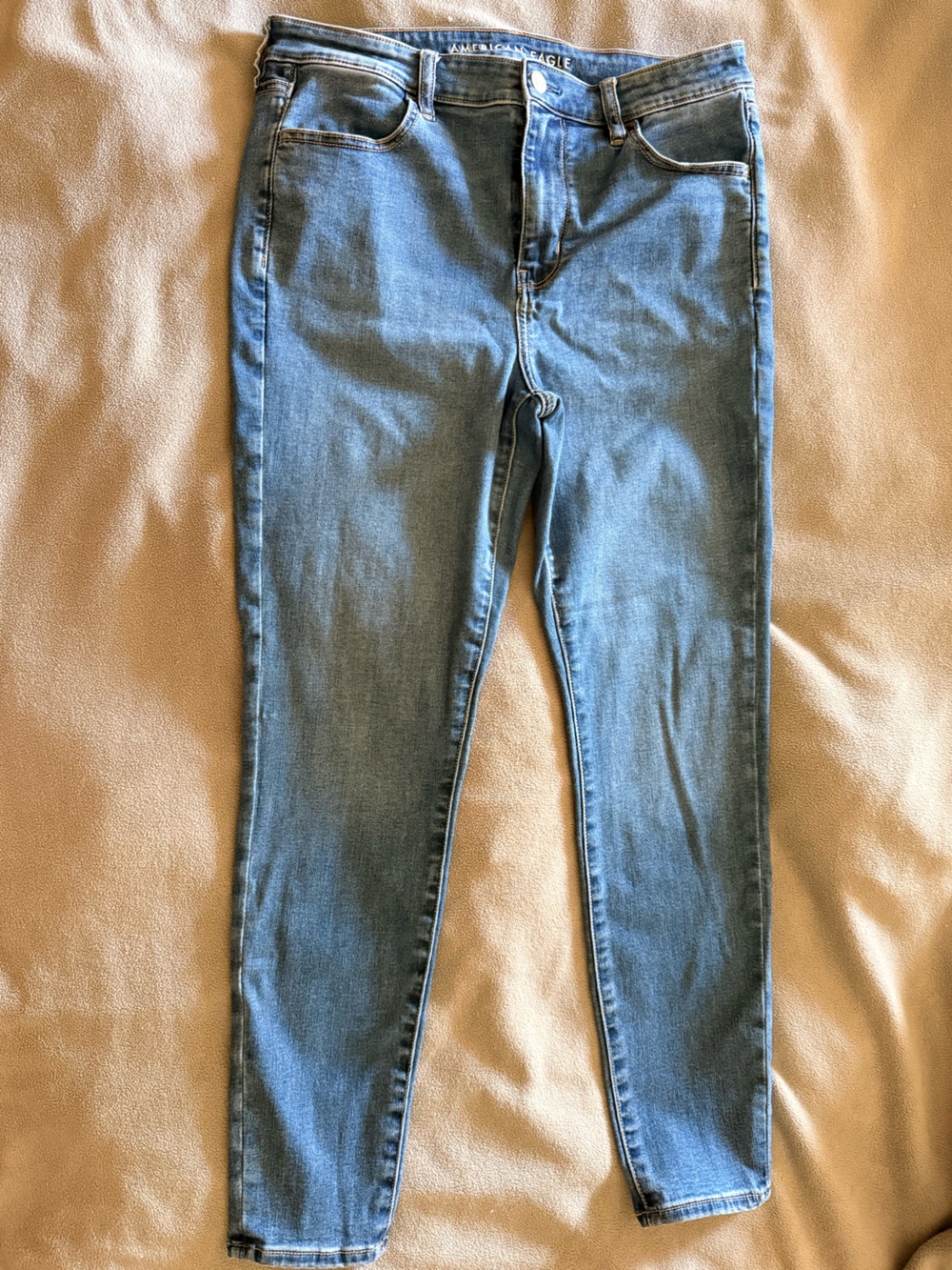AE Medium Blue Women's Skinny Jeans